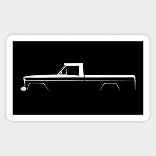 Jeep Gladiator (SJ) Silhouette Magnet